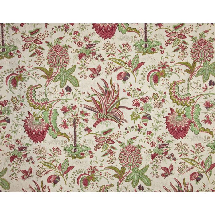 Braquenie - Marquis De Seignelay - B1742002 Cretonne Rouge Vert