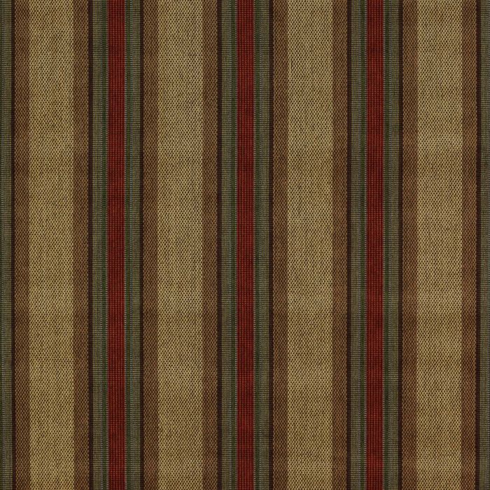 Colefax and Fowler - Kirkfell Stripe - Red/Green - F3111/01