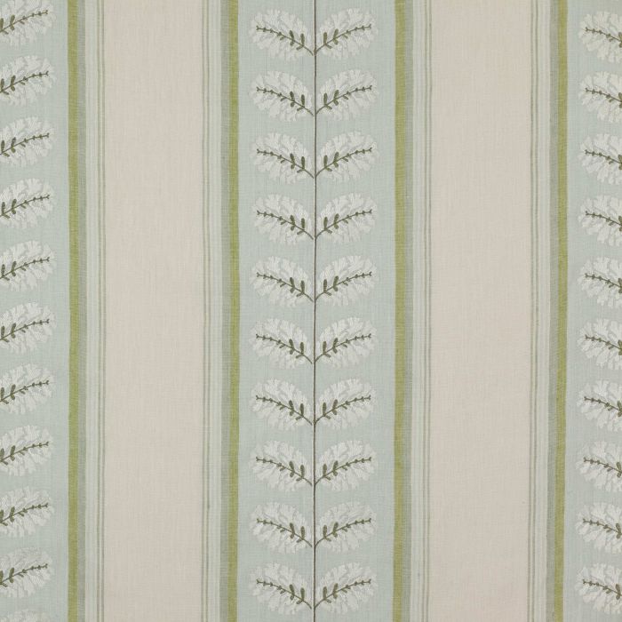 Colefax and Fowler - Woodcote Stripe - Aqua/Green - F3603/02