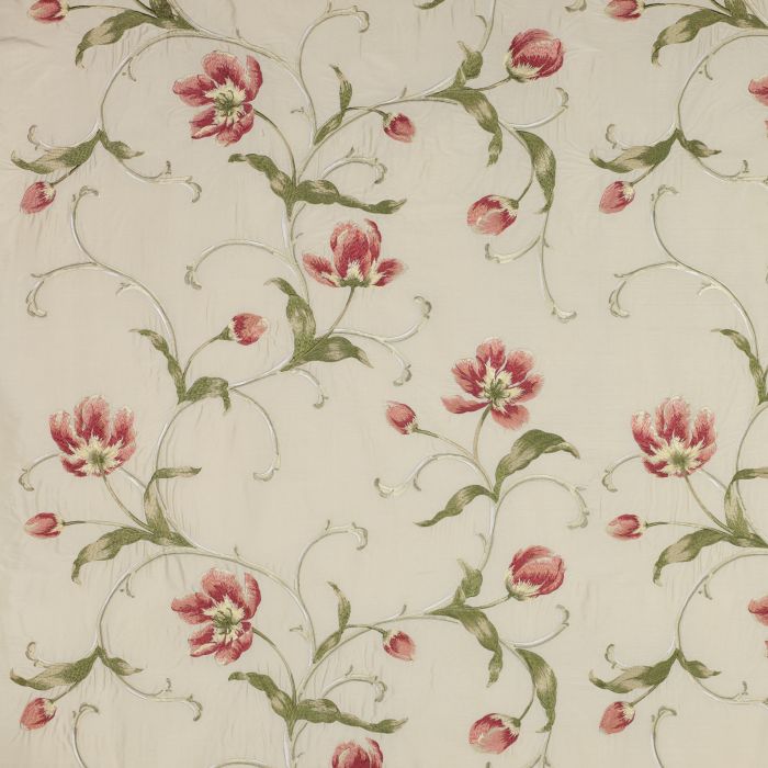 Colefax and Fowler - Dyrham Silk - Pink/Green - F3607/01