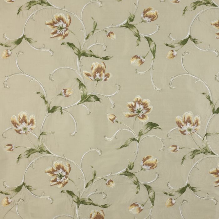 Colefax and Fowler - Dyrham Silk - Gold/Green - F3607/02