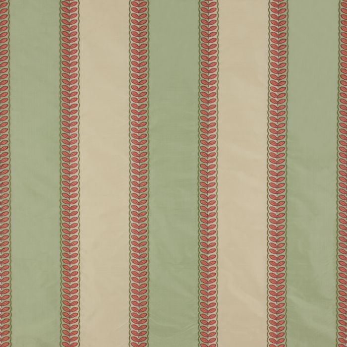 Colefax and Fowler - Lawn Stripe Silk - Green - F3613/01