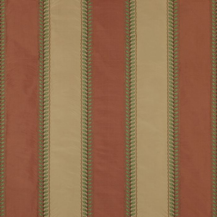 Colefax and Fowler - Lawn Stripe Silk - Red - F3613/02