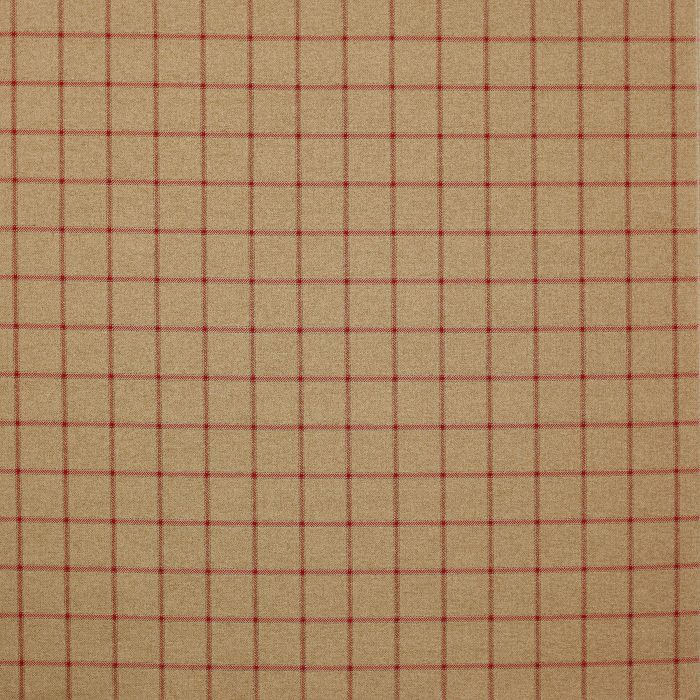 Colefax and Fowler - Linsmore Check - Red/Sand - F4239/06