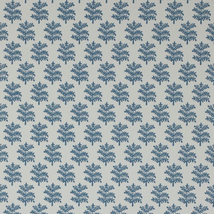 Jane Churchill - Rowan Wallpaper - Rowan Wallpaper - J179W-05 Blue