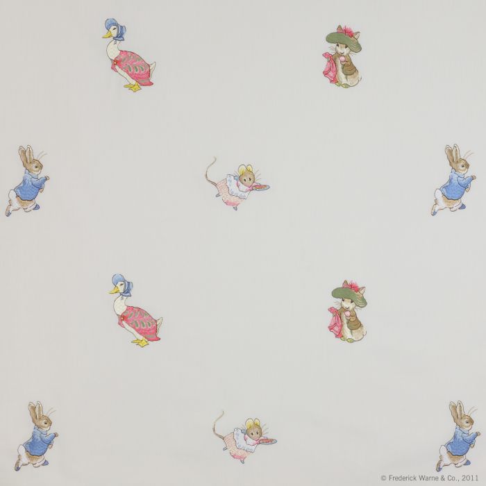 Jane Churchill - Embroidered Beatrix Potter - J643F-01 Multi