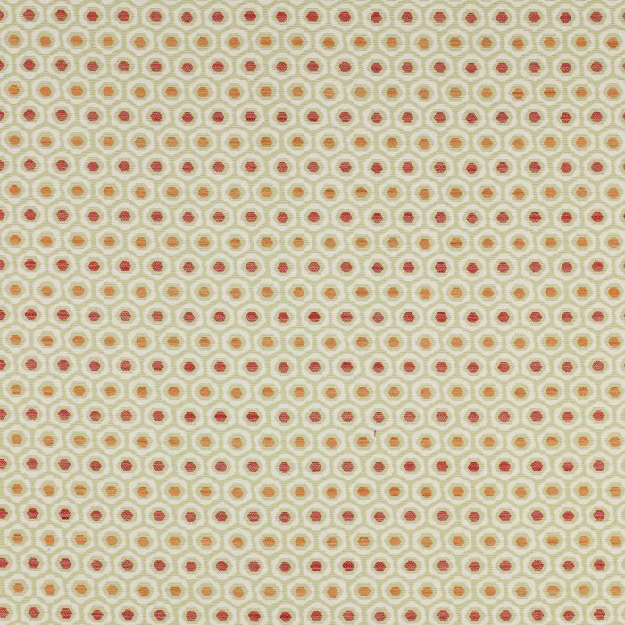 Jane Churchill - Cornelia - J705F-06 Green/Red