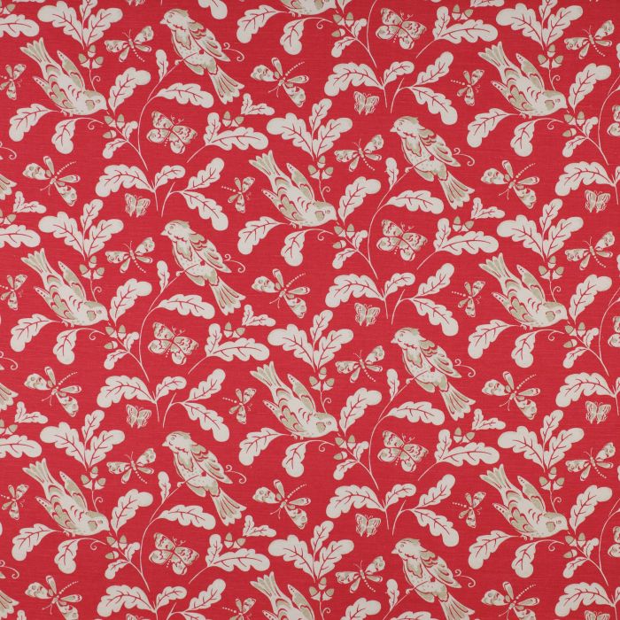 Jane Churchill - Songbird - J709F-03 Red