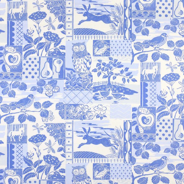 Jane Churchill - Brightwood - J712F-02 Blue