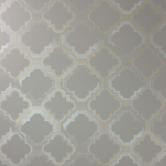 Osborne & Little - Mansard Vinyls - Quatrefoil W6586-02