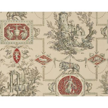 Braquenie - Les Muses Et Le Lion - BP207002 Beige