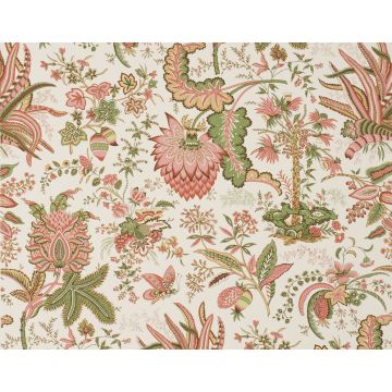 Braquenie - Marquis De Seignelay - BP208002 Coral/Leaf