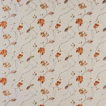 Camengo - Faraman Fleur - 7230422 Orange Fond Beige