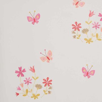 Camengo - Papillons & Fleurs - 9283051 Rose