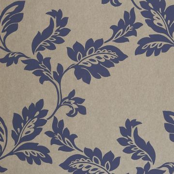 Casamance - Hampton Garden - Foliage Feuillage Bleu 9360166