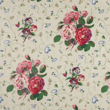 Colefax and Fowler - Roses & Pansies - 01155/01 Red