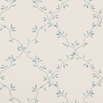 Colefax and Fowler - Small Design W/P II - Leaf Trellis - 07706-05 - Old Blue