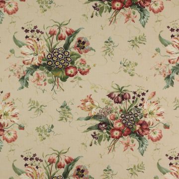 Colefax and Fowler - Alicia Linen - F2004/01 Pink/Sand