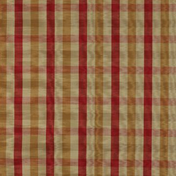 Colefax and Fowler - Belgrave Check - F3001/07 Tomato/Ochre