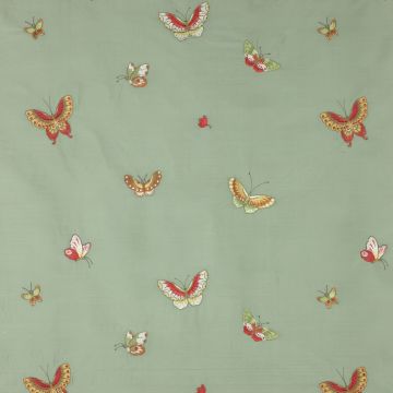 Colefax and Fowler - Butterflies Silk - F3410/02 Aqua