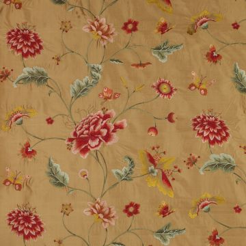 Colefax and Fowler - Colbert Silk - F3605/03 Tomato/Olive