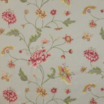 Colefax and Fowler - Colbert Linen - F3606/01 Red/Green
