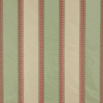 Colefax and Fowler - Lawn Stripe Silk - F3613/01 Green