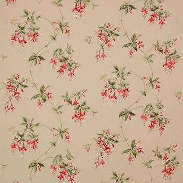 Colefax and Fowler - Octavia Linen - F4305/01 Tomato/Green