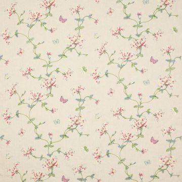 Colefax and Fowler - Honeysuckle Garden - F4610/01 Red/Green
