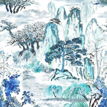Designers Guild - Jade Temple - FDG2296/01 Cornflower