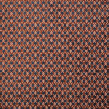 Jane Churchill - Gerswin - J0074-02 Navy/Copper