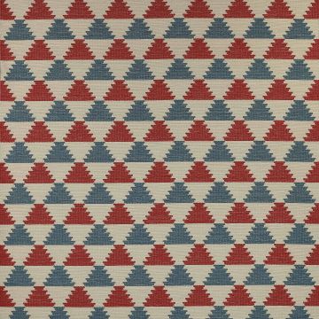 Jane Churchill - Ira - J0107-05 Red/Blue