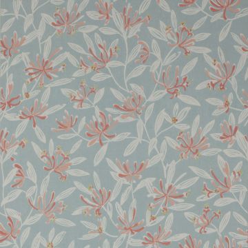 Jane Churchill - Rowan Wallpaper - Nerissa Wallpaper - J174W-04 Soft Blue/Pink