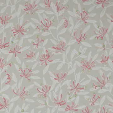 Jane Churchill - Rowan Wallpaper - Nerissa Wallpaper - J174W-05 Pink/Natural