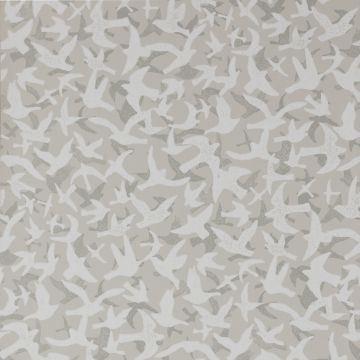 Jane Churchill - Rowan Wallpaper - Windsong Wallpaper - J176W-01 Beige