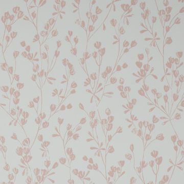 Jane Churchill - Rowan Wallpaper - Ines Wallpaper - J178W-06 Pink