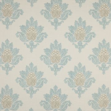 Jane Churchill - Bruton Damask - J588F-04 Aqua