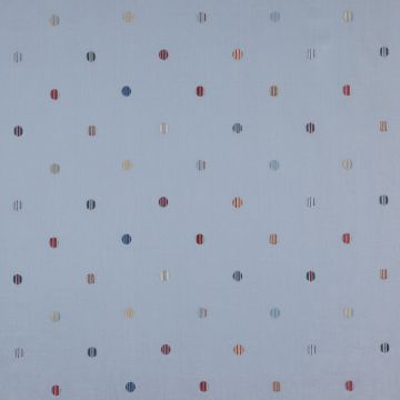 Jane Churchill - Oriel - J607F-04 Red/Blue