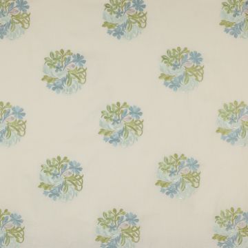 Jane Churchill - Gaudi Linen - J614F-01 Aqua