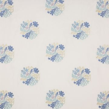 Jane Churchill - Gaudi Linen - J614F-04 Blue