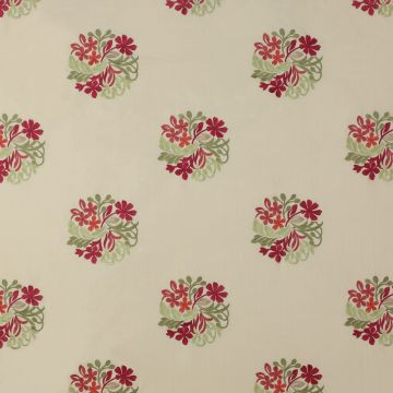 Jane Churchill - Gaudi Silk - J615F-01 Red/Green