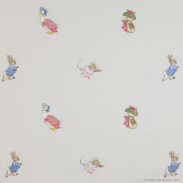 Jane Churchill - Embroidered Beatrix Potter - J643F-01 Multi