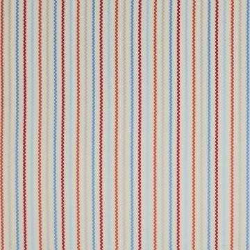 Jane Churchill - Ric Rac - J645F-04 Red/Blue