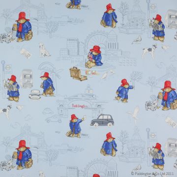 Jane Churchill - London Paddington - J649F-02 Pale Blue