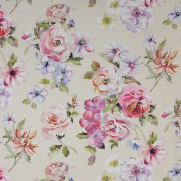 Jane Churchill - Mayflower - J662F-03 Pink/Olive