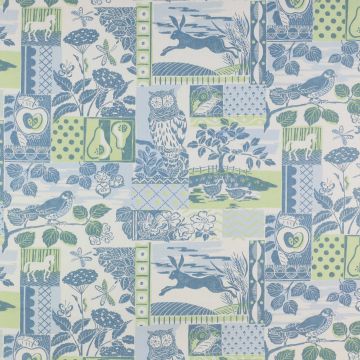 Jane Churchill - Brightwood - J712F-01 Aqua