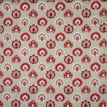 Jane Churchill - Orissa - J723F-04 Linen/Red