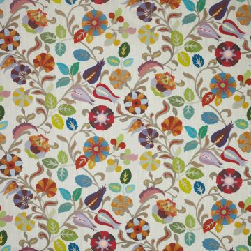 Jane Churchill - Mardi Gras - J777F-01 Red/Green