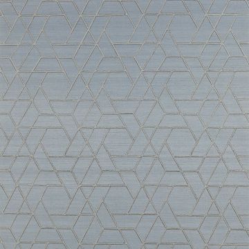 Jane Churchill - Atmosphere V W/P - Zelma Wallpaper - J8008-06 Blue