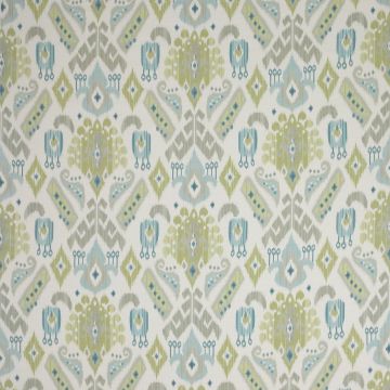 Jane Churchill - Nuri - J878F-04 Aqua/Lime